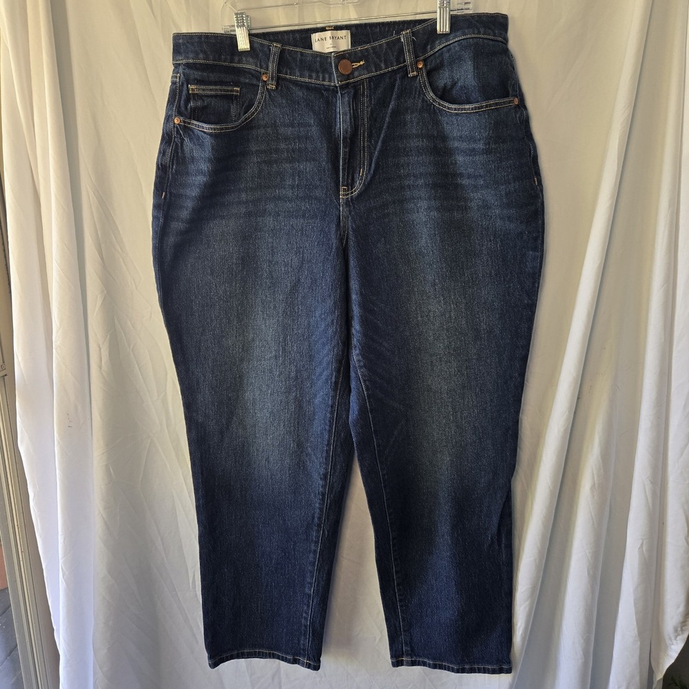 Lane Bryant Mid-Rise Boyfriend Jeans Signature Fit Size 16 Flex Magic Waistband